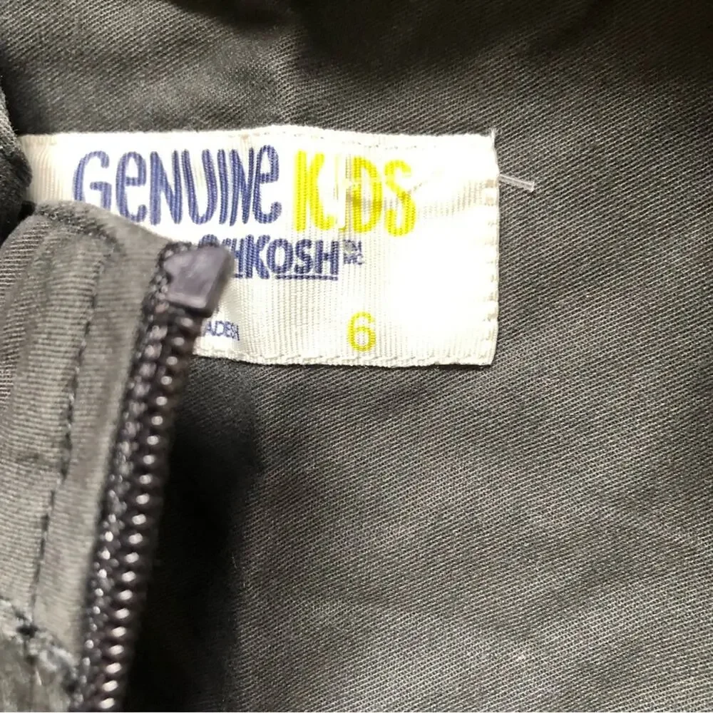 Genuine Kids by OshKosh B’Gosh Girls’ Lightweight Jacket Gray Size 6